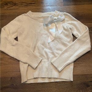 GAP Cashmere Ribbon Bow Sweater